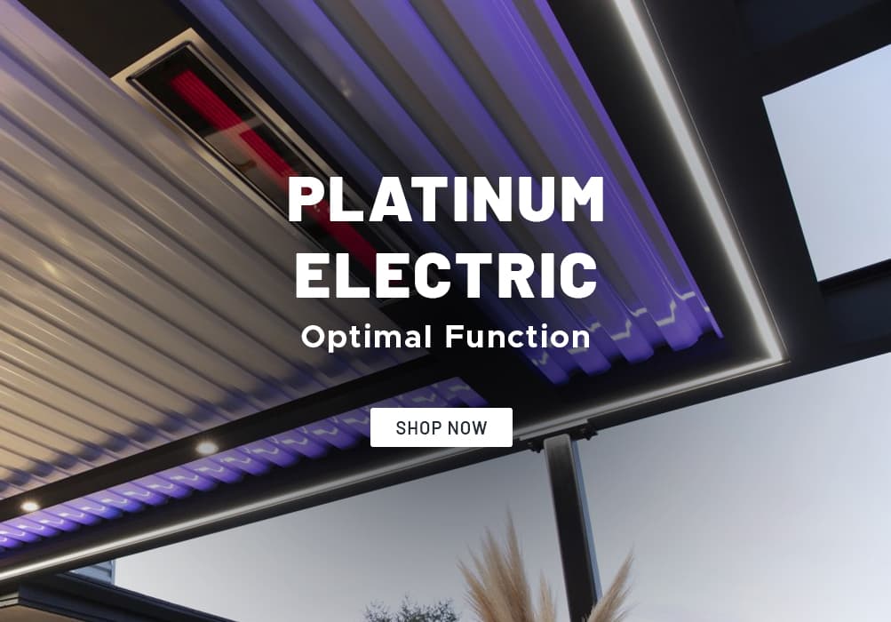 Platinum electric heater flush mounted