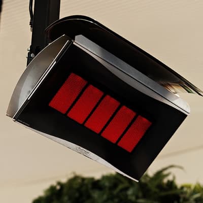 close up image of a platinum bromic heater